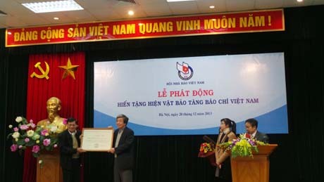 Phát động hiến tặng hiện vật cho Bảo tàng Báo chí Việt Nam  - ảnh 1